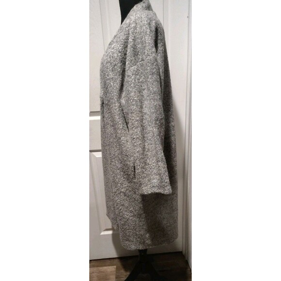 Anthropologie Mo:Vint Wool Blend Double Breast Jacket Womens Medium Long - Picture 2 of 12